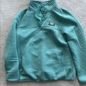 L.L. Bean Teal Airlight Knit Pullover